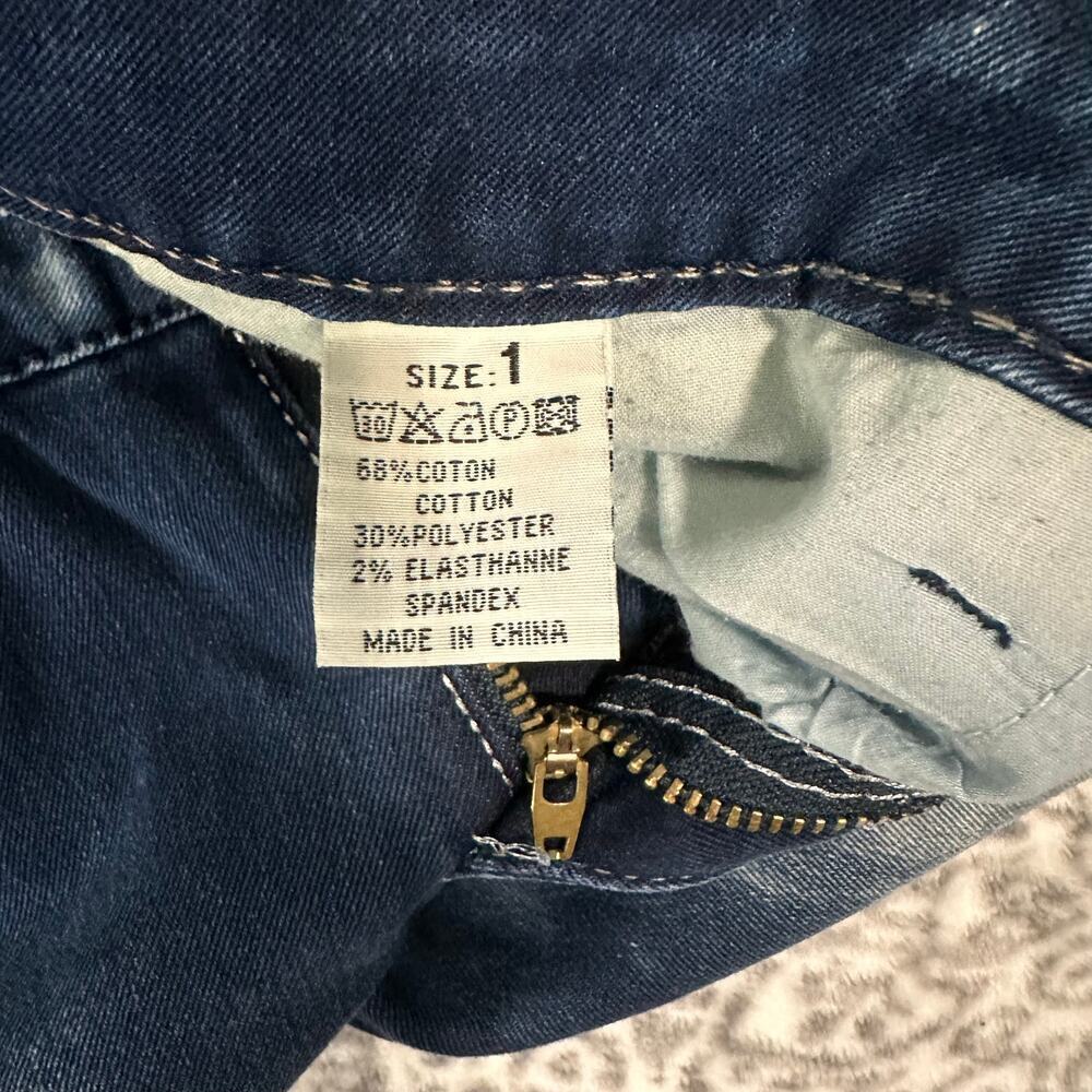 Vintage Y2k Luice's Acid Wash Embellished Jeans Size 1 - Picture 8 of 8
